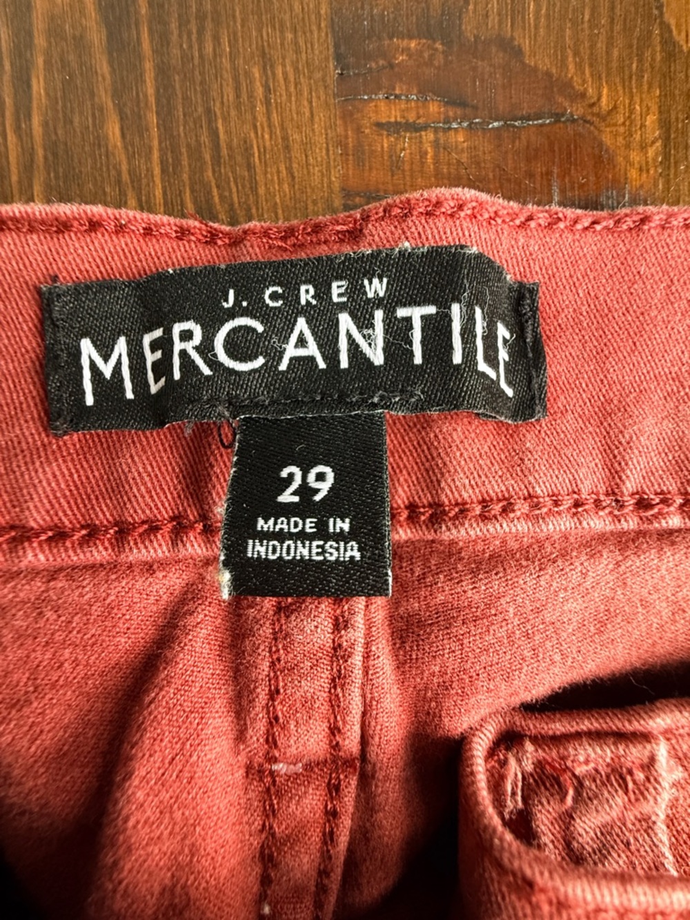 J. Crew Mercantile Burnt Orange Cotton Pants
